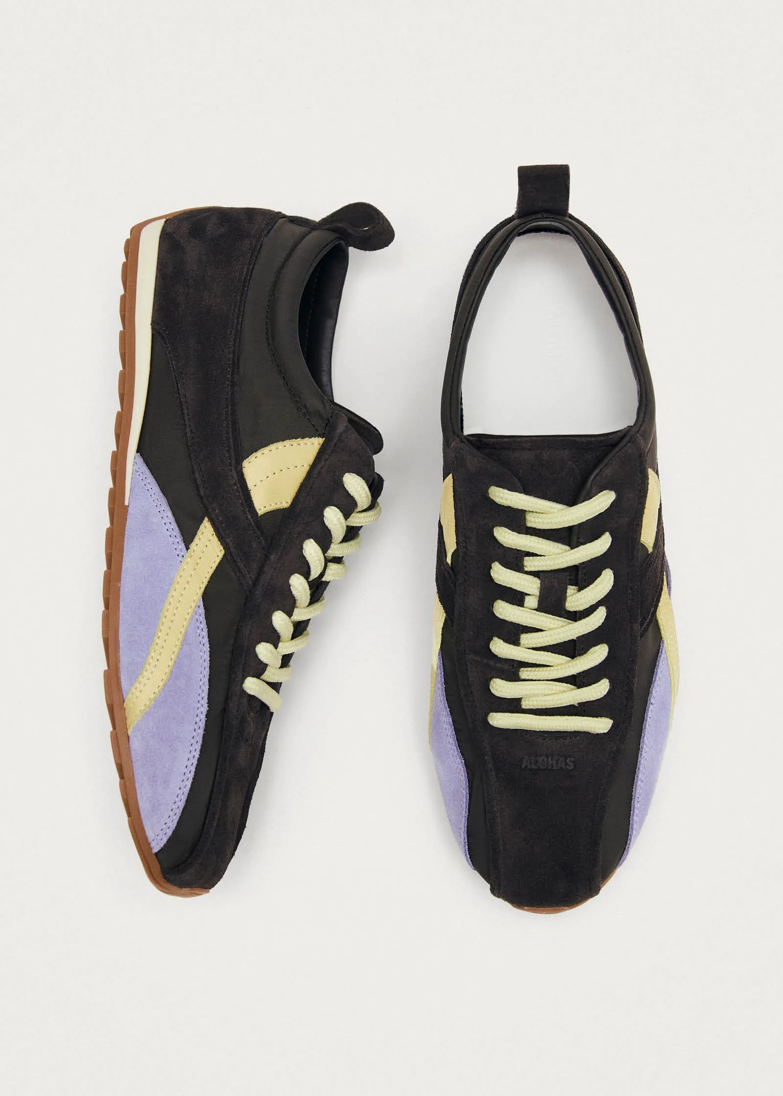 Tb.304 Nylon Brown Leather Sneakers sold by Alohas product image thumbnail 4