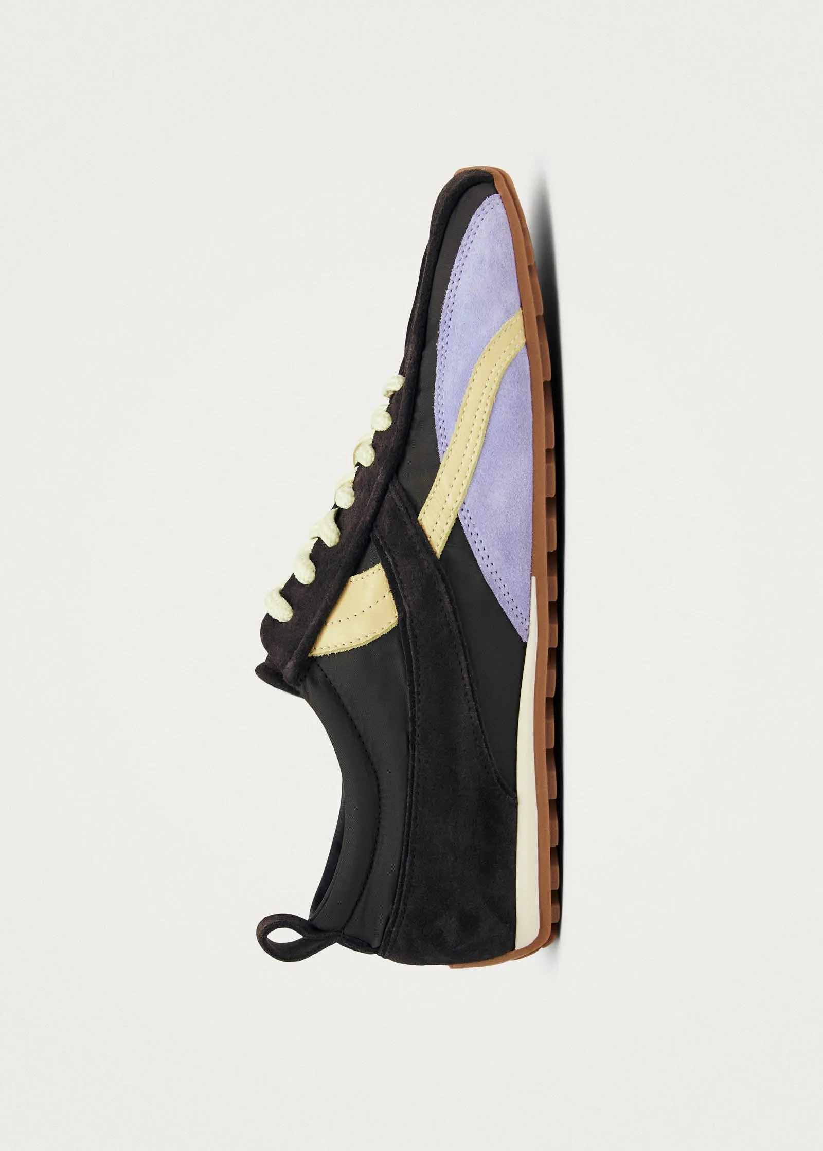 Tb.304 Nylon Brown Leather Sneakers sold by Alohas product image thumbnail 5