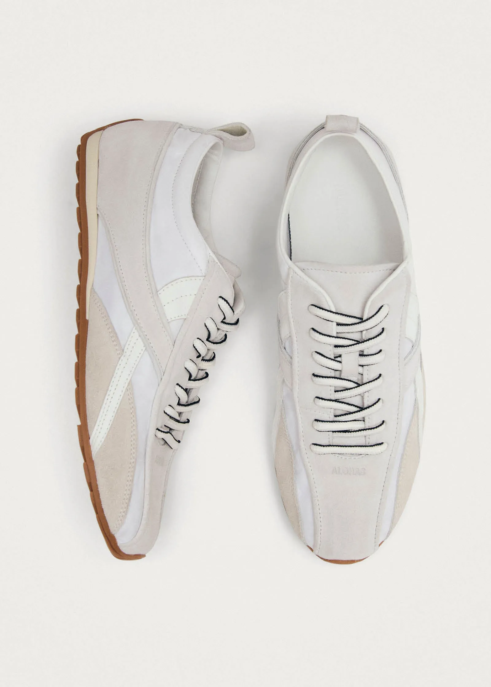 Tb.304 Nylon All White Leather Sneakers sold by Alohas product image thumbnail 5