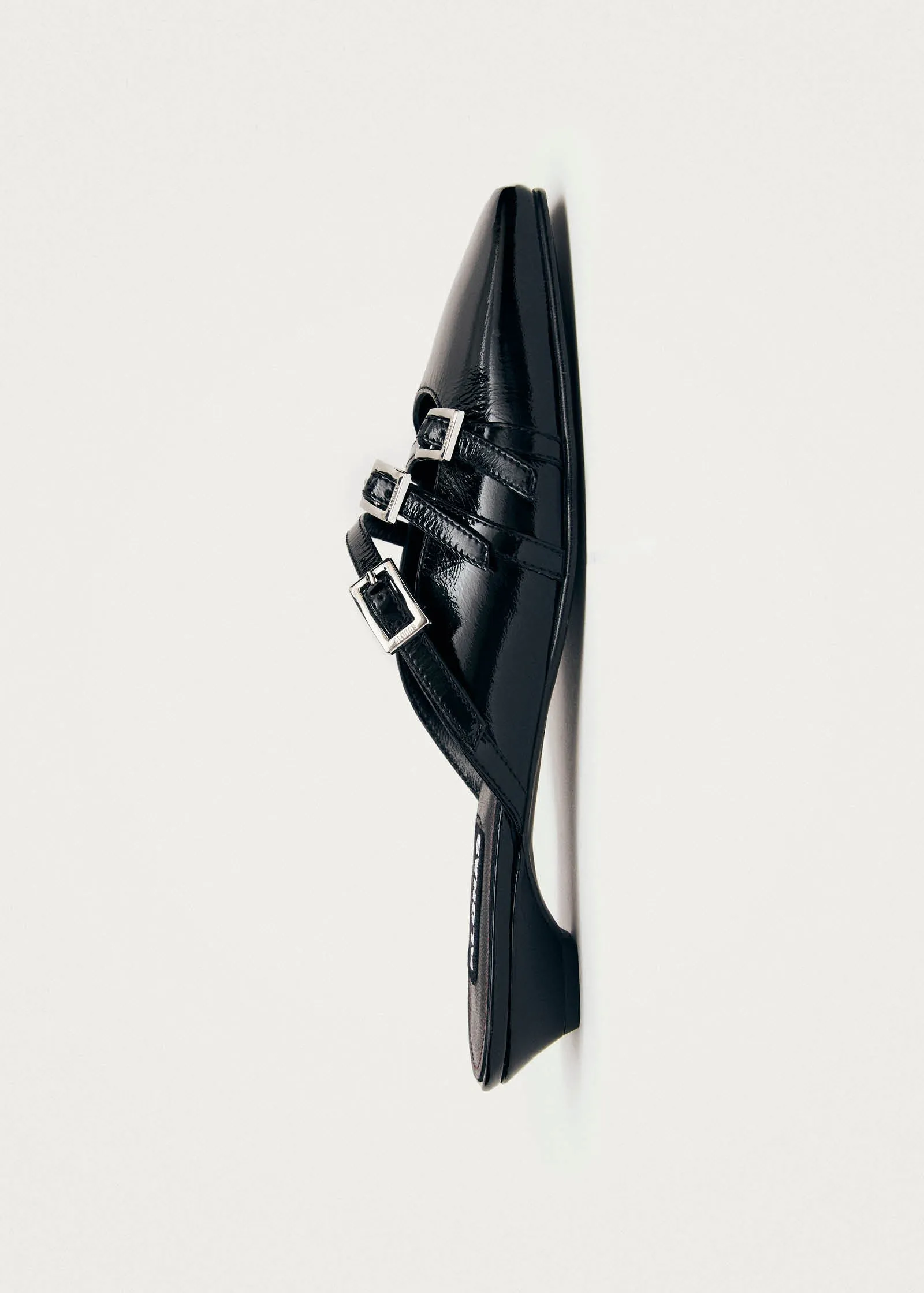 Penelope Onix Black Leather Mules sold by Alohas product image thumbnail 4
