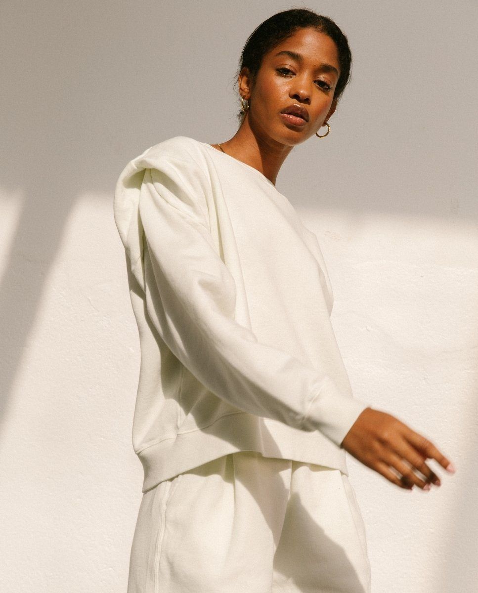 Doppio Cream Sweatshirt sold by Alohas product image thumbnail 2