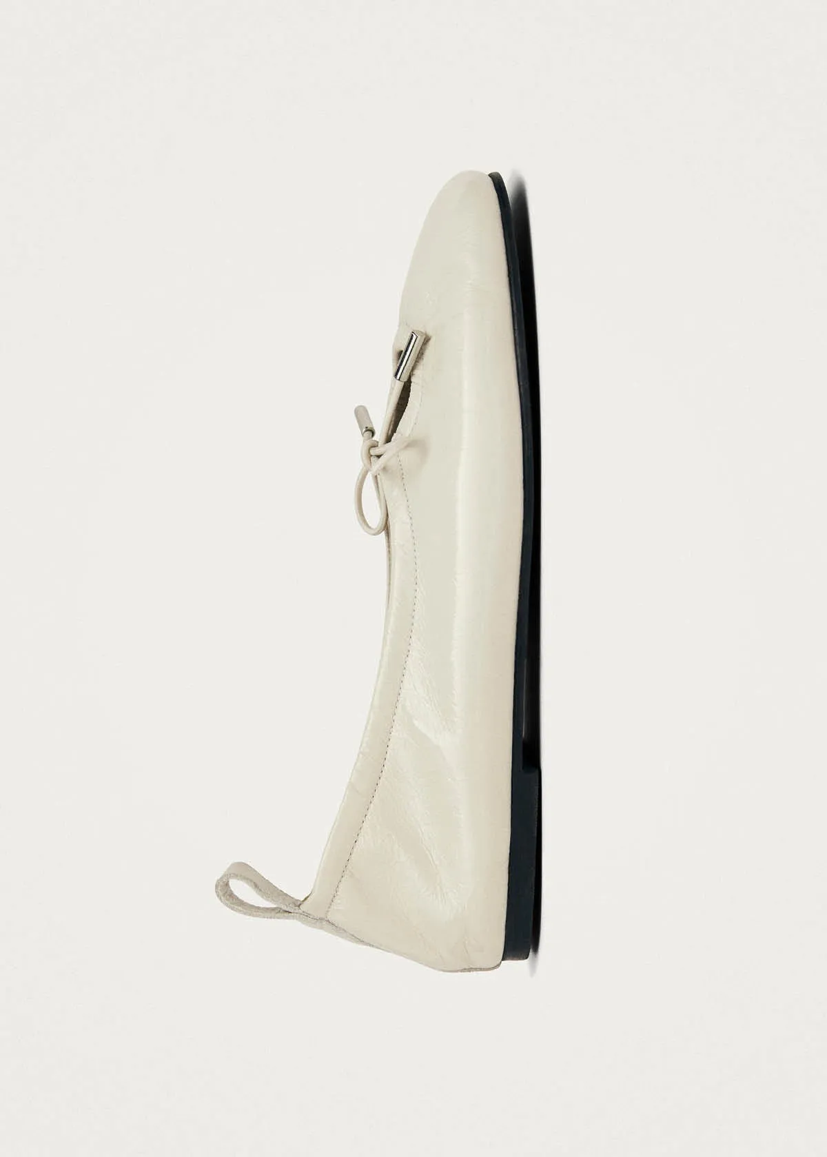 Rosalind Patent Cream Leather Ballet Flats sold by Alohas product image thumbnail 2