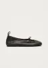 Rosalind Brushed Brown Leather Ballet Flats sold by Alohas