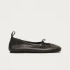 Rosalind Brushed Brown Leather Ballet Flats sold by Alohas