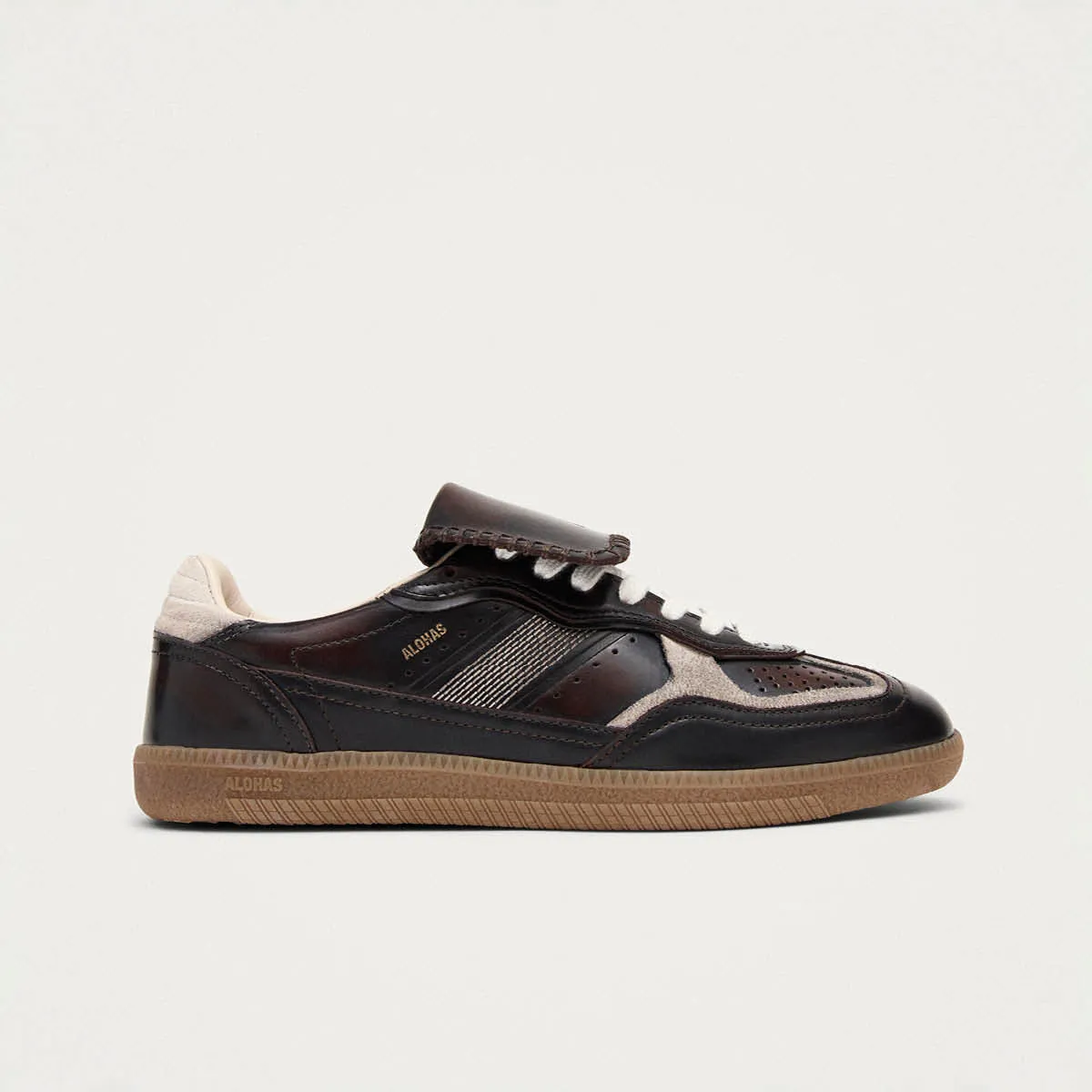 Tb.490 Club Brushed Dark Chocolate Leather Sneakers sold by Alohas product image thumbnail 3