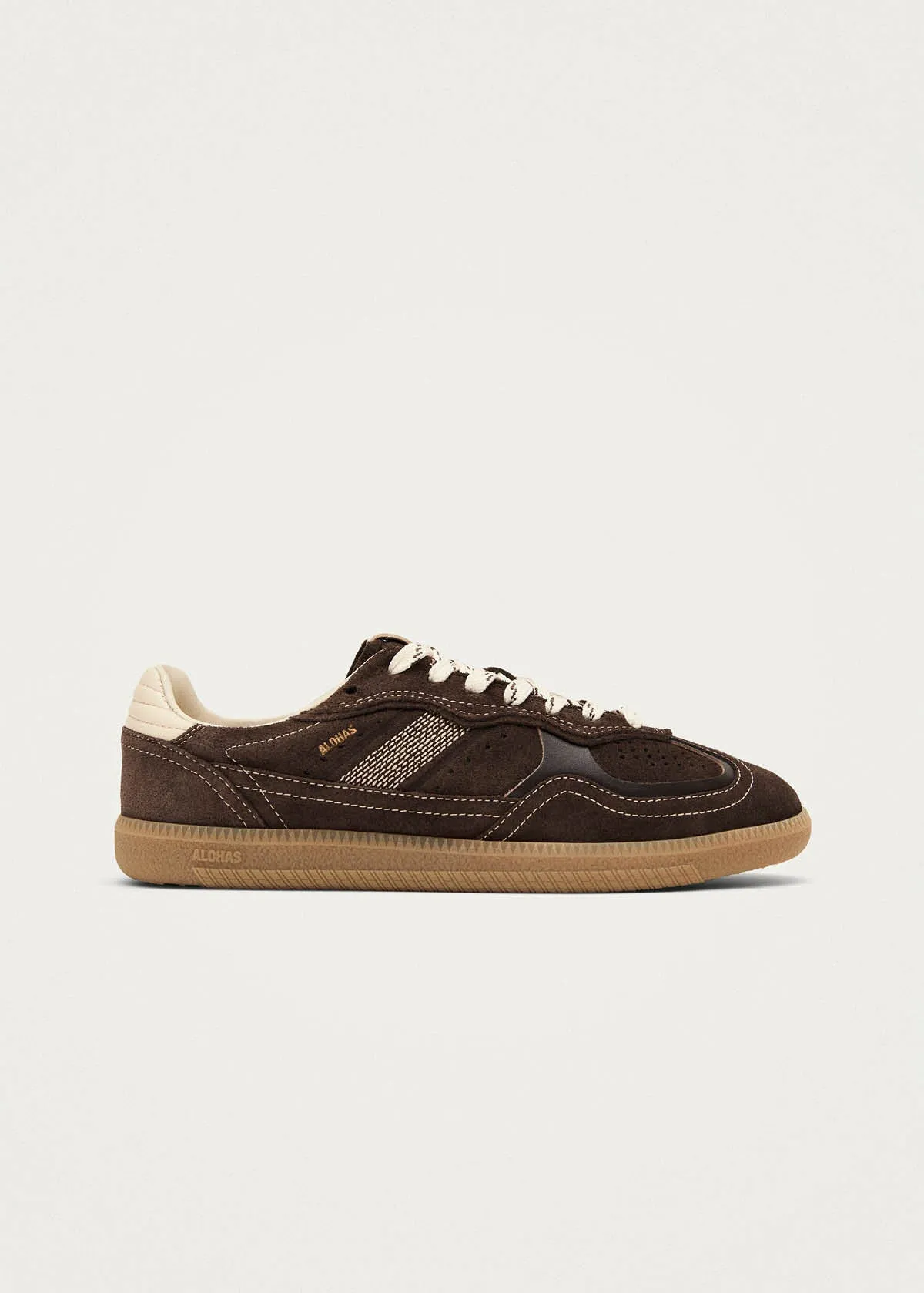 Tb.490 Rife Chocolate Cream Leather Sneakers sold by Alohas