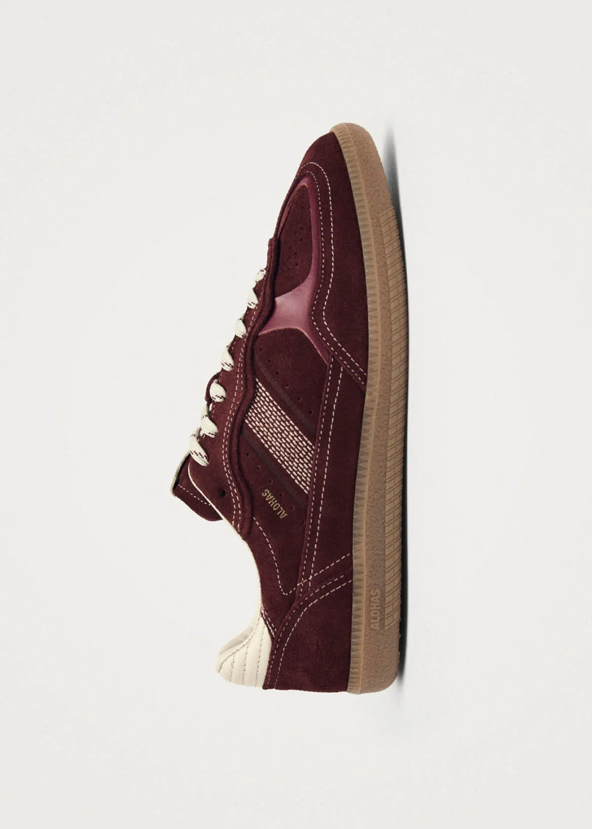 Tb.490 Rife Burgundy Cream Leather Sneakers sold by Alohas product image thumbnail 4