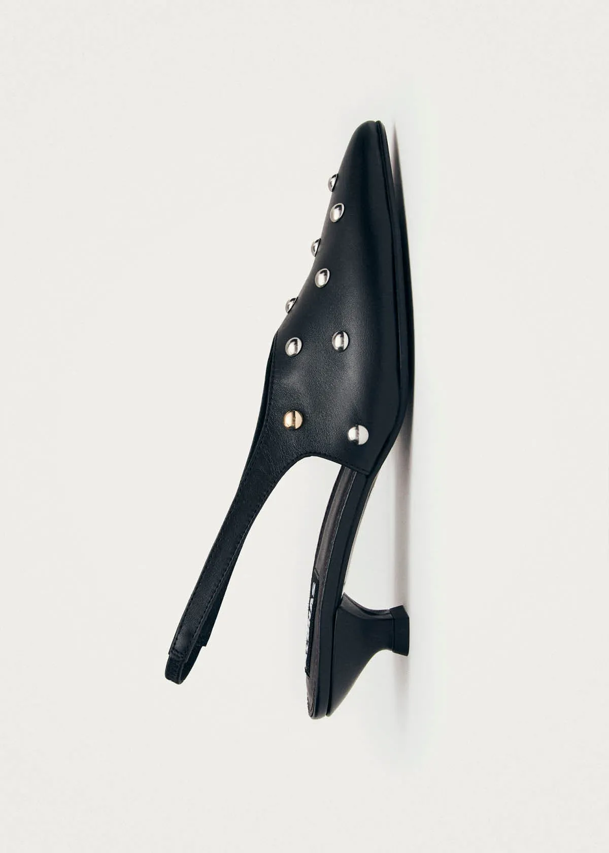 Eros Studs Black Leather Pumps sold by Alohas product image thumbnail 4