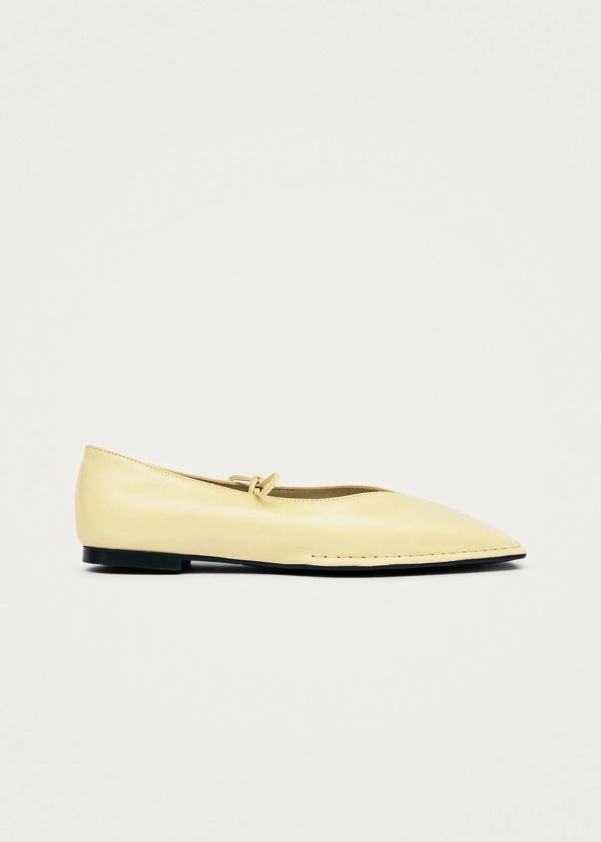 Sway Patent Vanilla Leather Ballet Flats sold by Alohas product image thumbnail 5