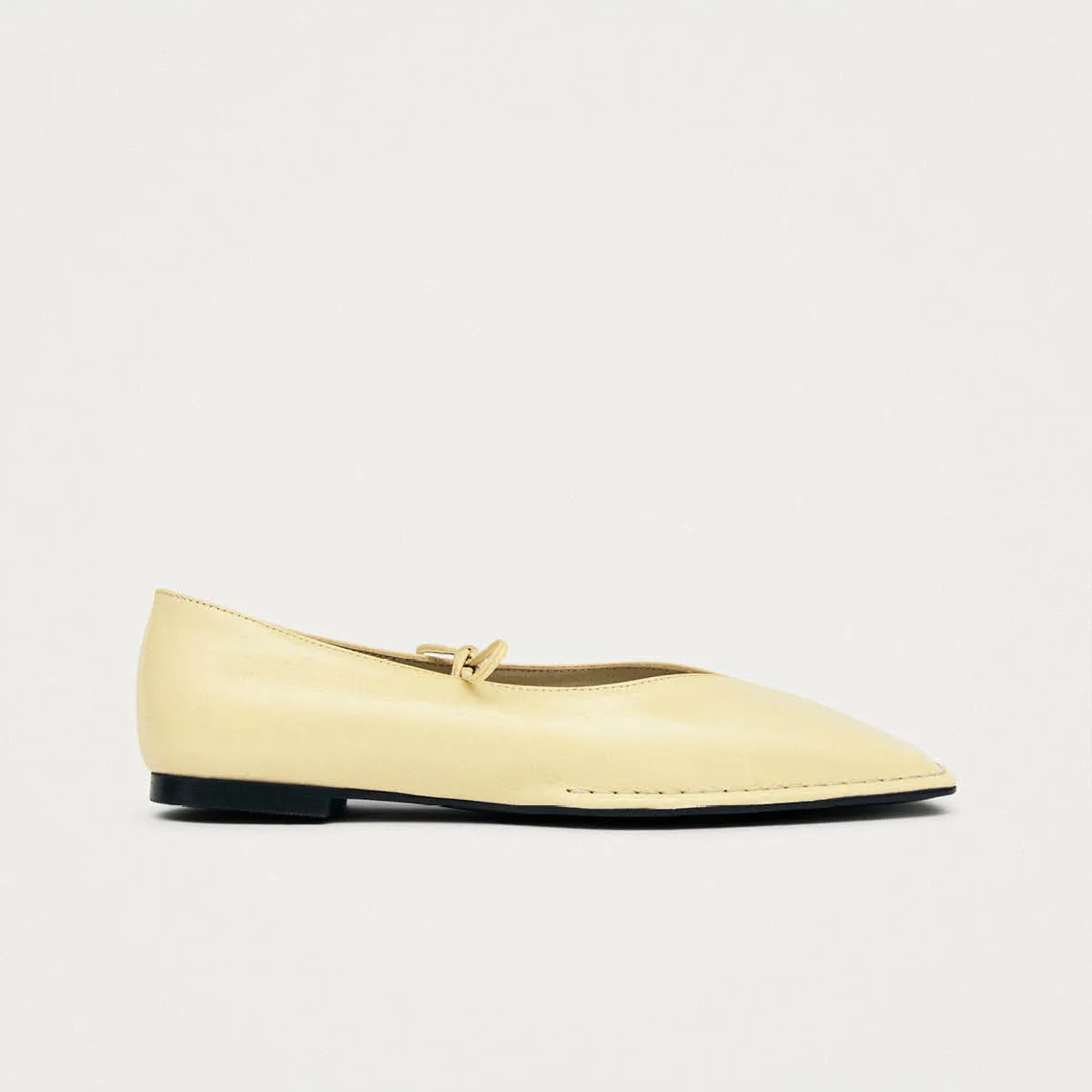 Sway Patent Vanilla Leather Ballet Flats sold by Alohas product image thumbnail 3