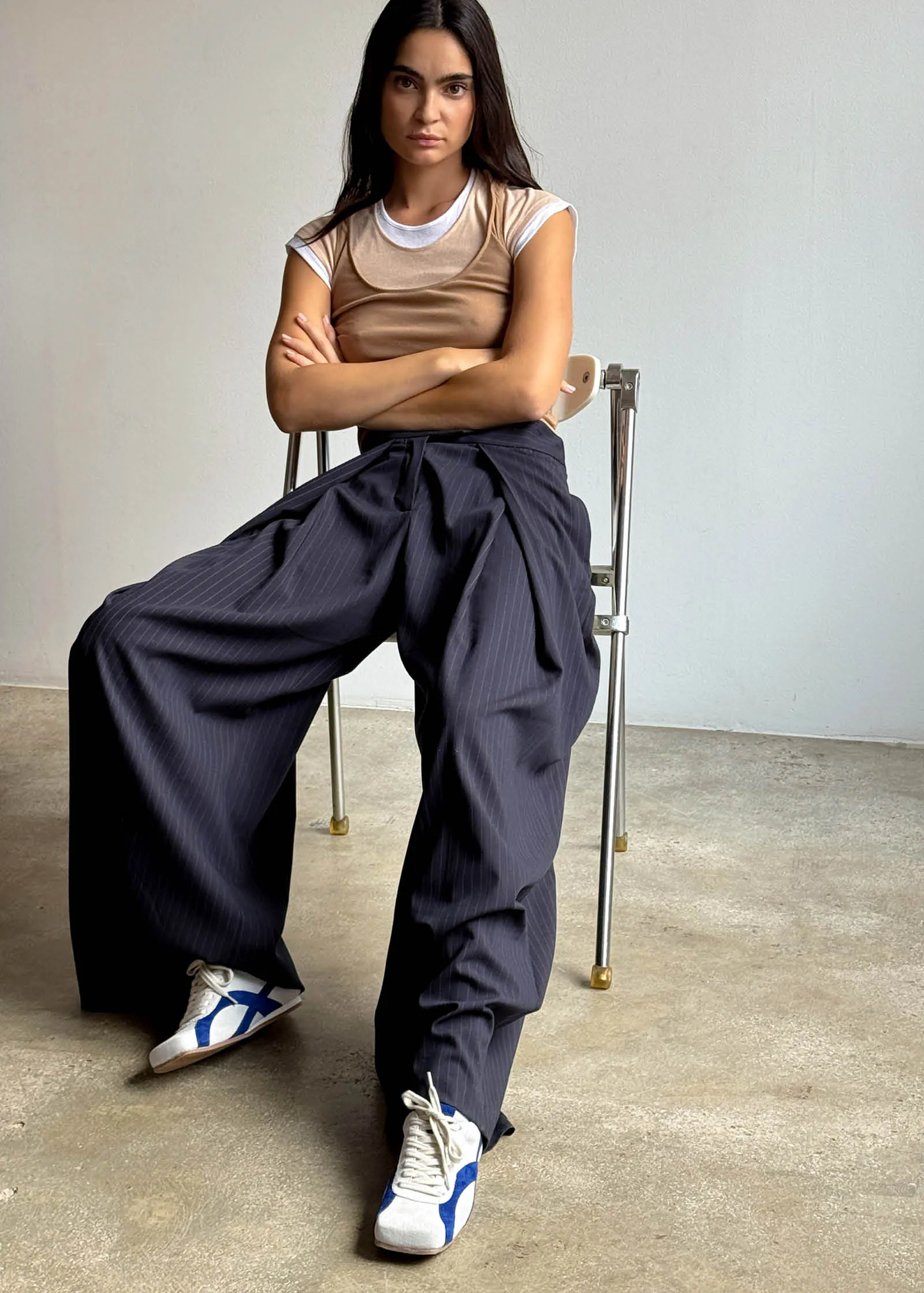 Tb.110 Suede White Leather Sneakers sold by Alohas product image thumbnail 2