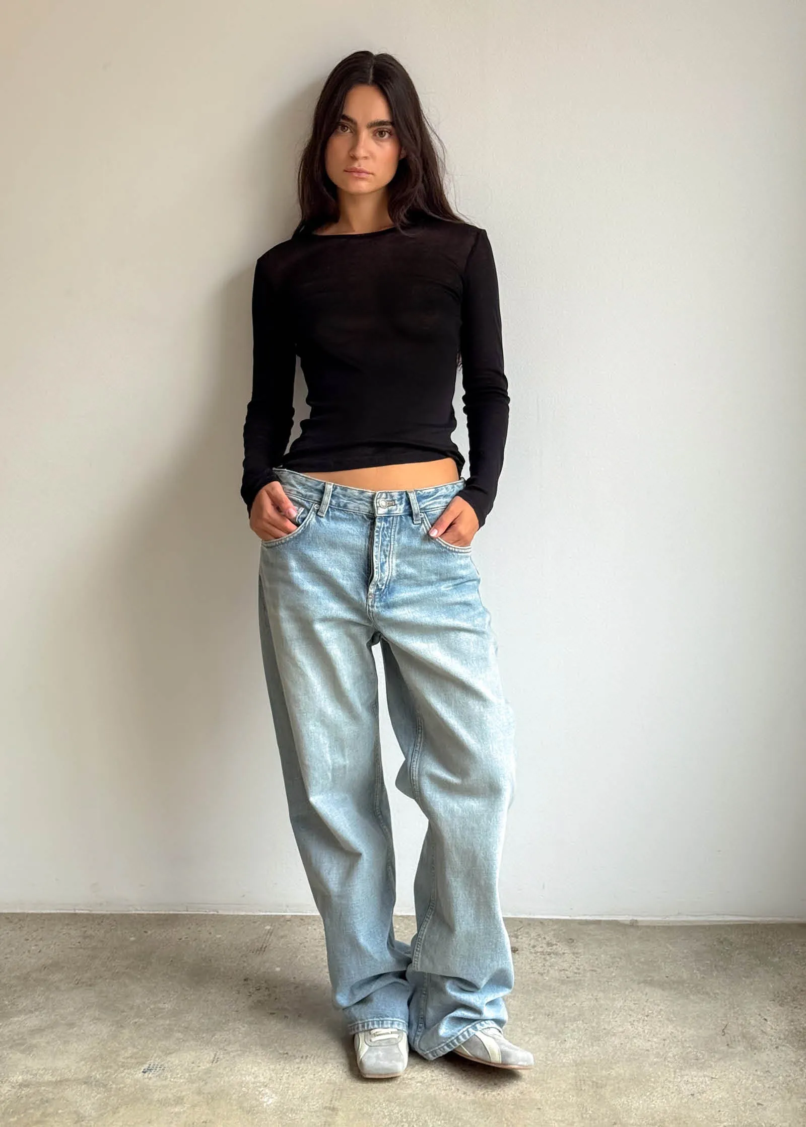 Tb.110 Suede Grey Leather Sneakers sold by Alohas product image thumbnail 2