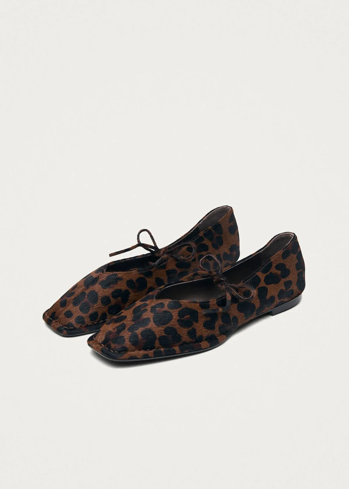 Sway Soft Deep Brown Leather Ballet Flats sold by Alohas product image thumbnail 5