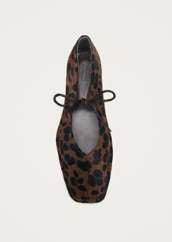 Sway Soft Deep Brown Leather Ballet Flats sold by Alohas