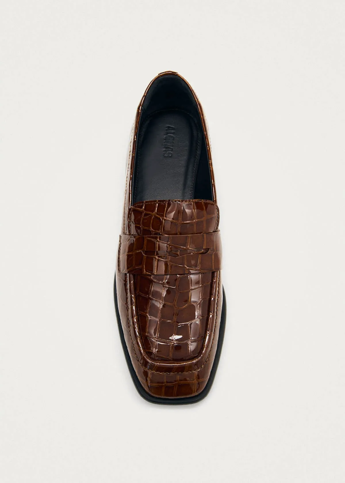 Zaha Alli Brown Leather Loafers sold by Alohas product image thumbnail 5