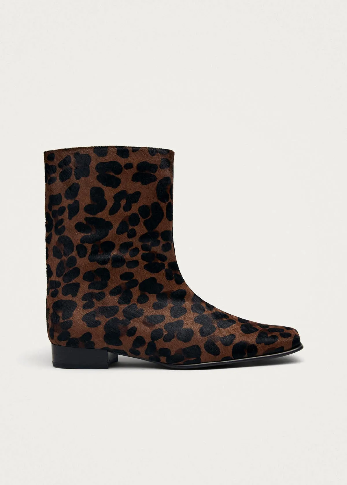 Quinn Soft Deep Brown Leather Ankle Boots sold by Alohas