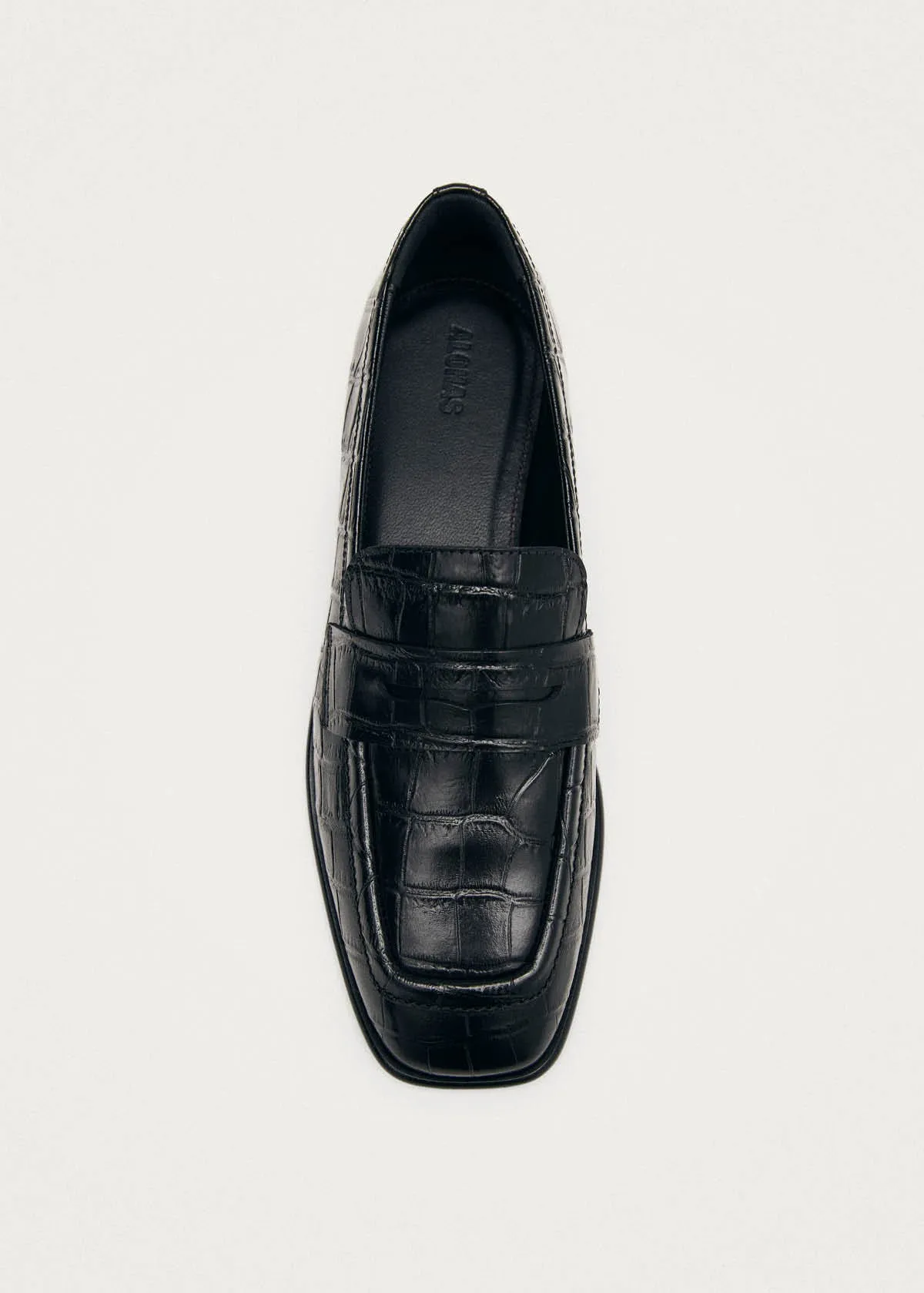 Zaha Alli Black Leather Loafers sold by Alohas product image thumbnail 5