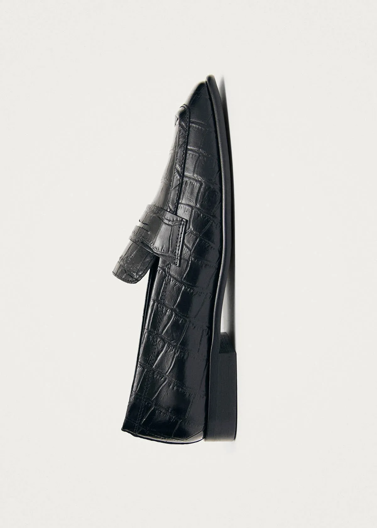 Zaha Alli Black Leather Loafers sold by Alohas product image thumbnail 4