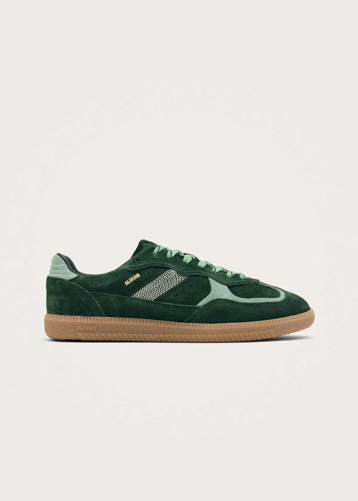 Tb.490 Rife Green Tones Leather Sneakers sold by Alohas