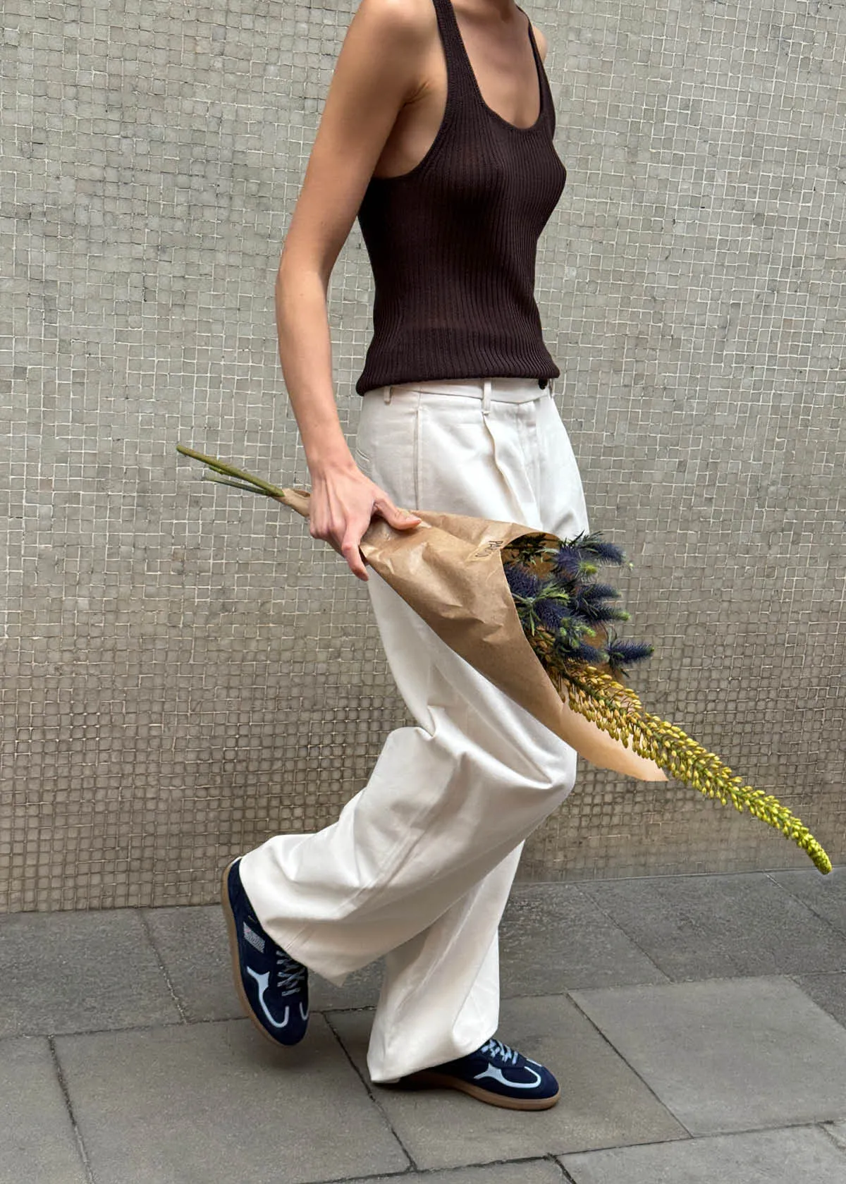 Tb.490 Rife Blue Tones Leather Sneakers sold by Alohas product image thumbnail 2