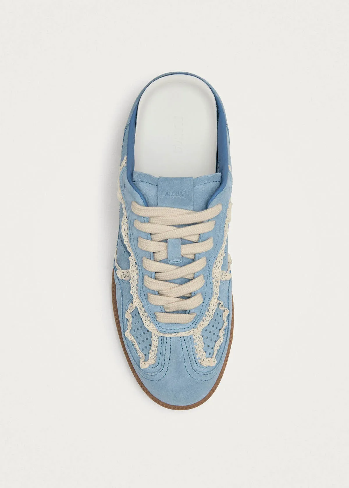 Tb.490 Mule Crochet Blue Leather Sneakers sold by Alohas product image thumbnail 5
