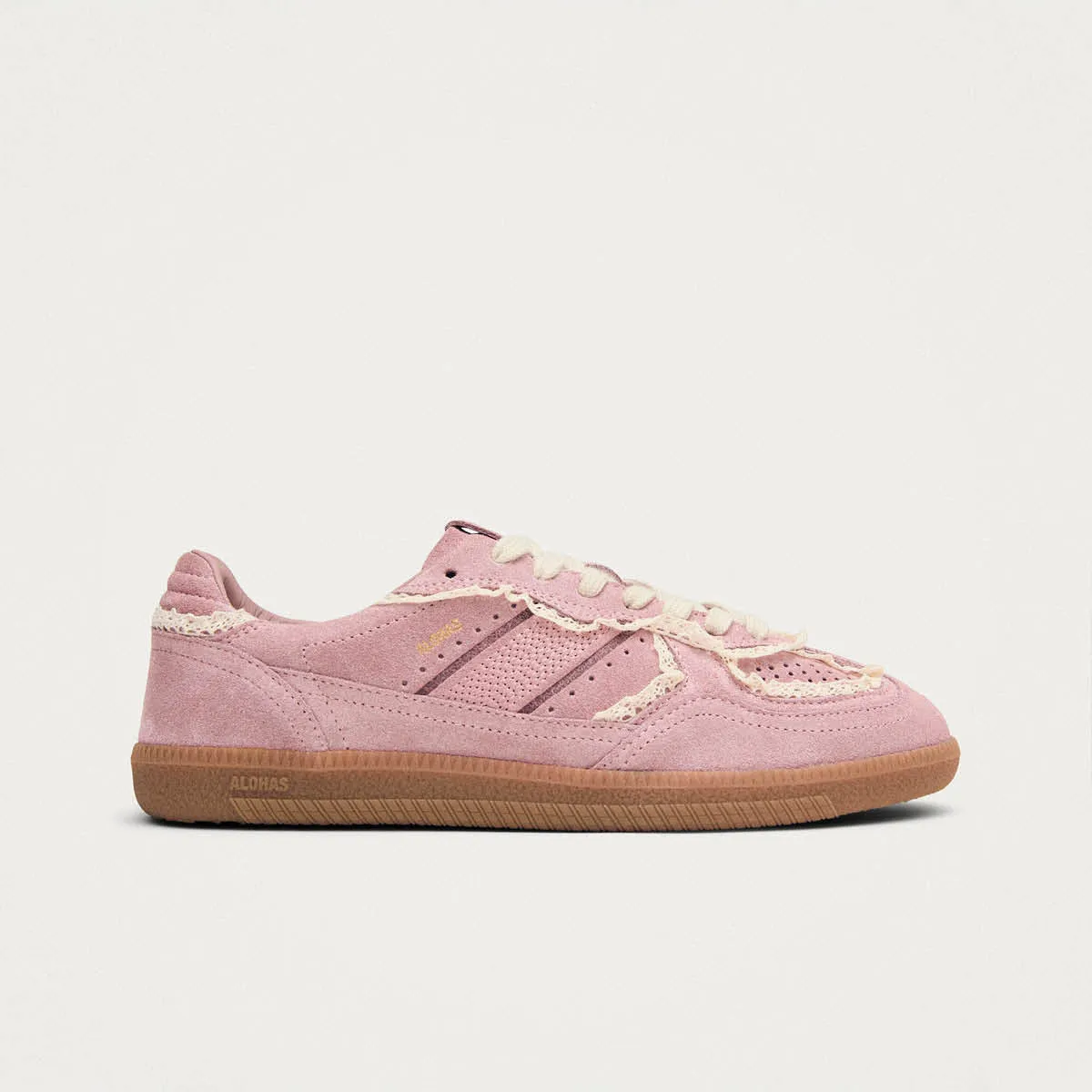 Tb.490 Crochet Pink Leather Sneakers sold by Alohas product image thumbnail 3