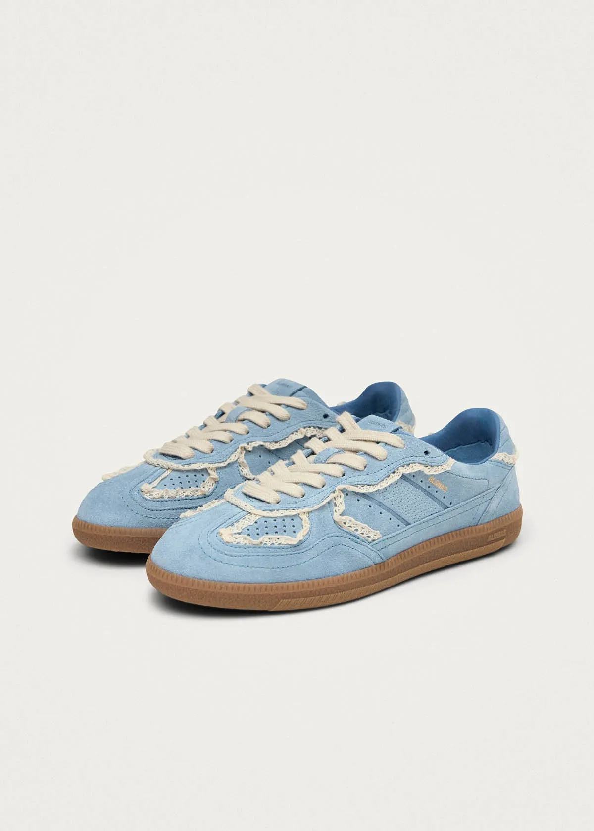 Tb.490 Crochet Blue Leather Sneakers sold by Alohas product image thumbnail 2