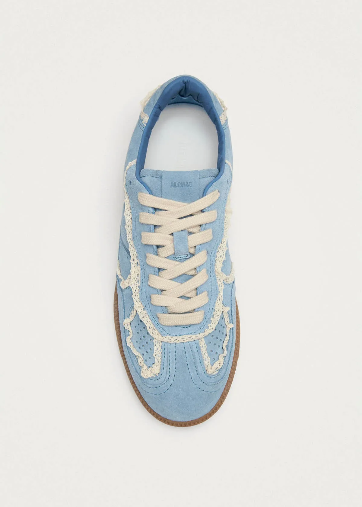 Tb.490 Crochet Blue Leather Sneakers sold by Alohas product image thumbnail 5