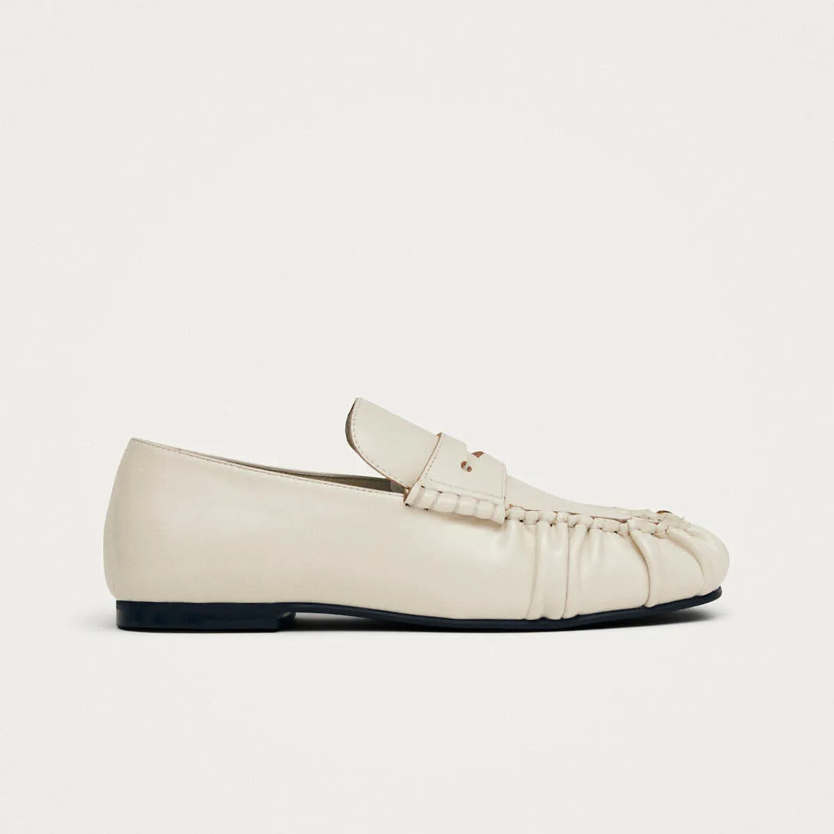 Aven Cream Leather Loafers sold by Alohas product image thumbnail 3