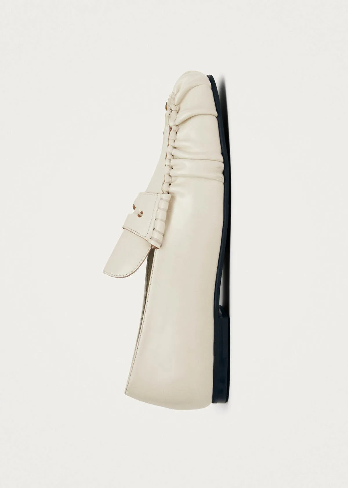 Aven Cream Leather Loafers sold by Alohas product image thumbnail 4