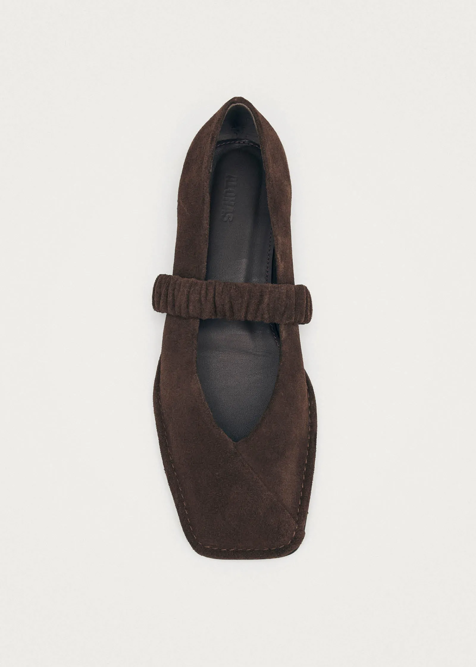 Lautan Suede Brown Leather Ballet Flats sold by Alohas product image thumbnail 5