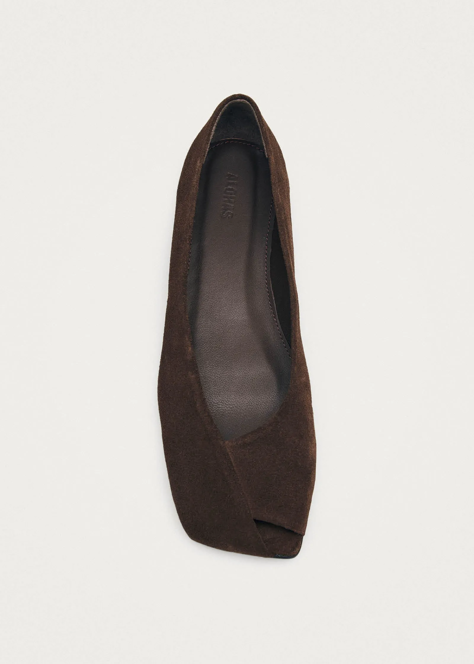 Katia Suede Brown Leather Ballet Flats sold by Alohas product image thumbnail 5