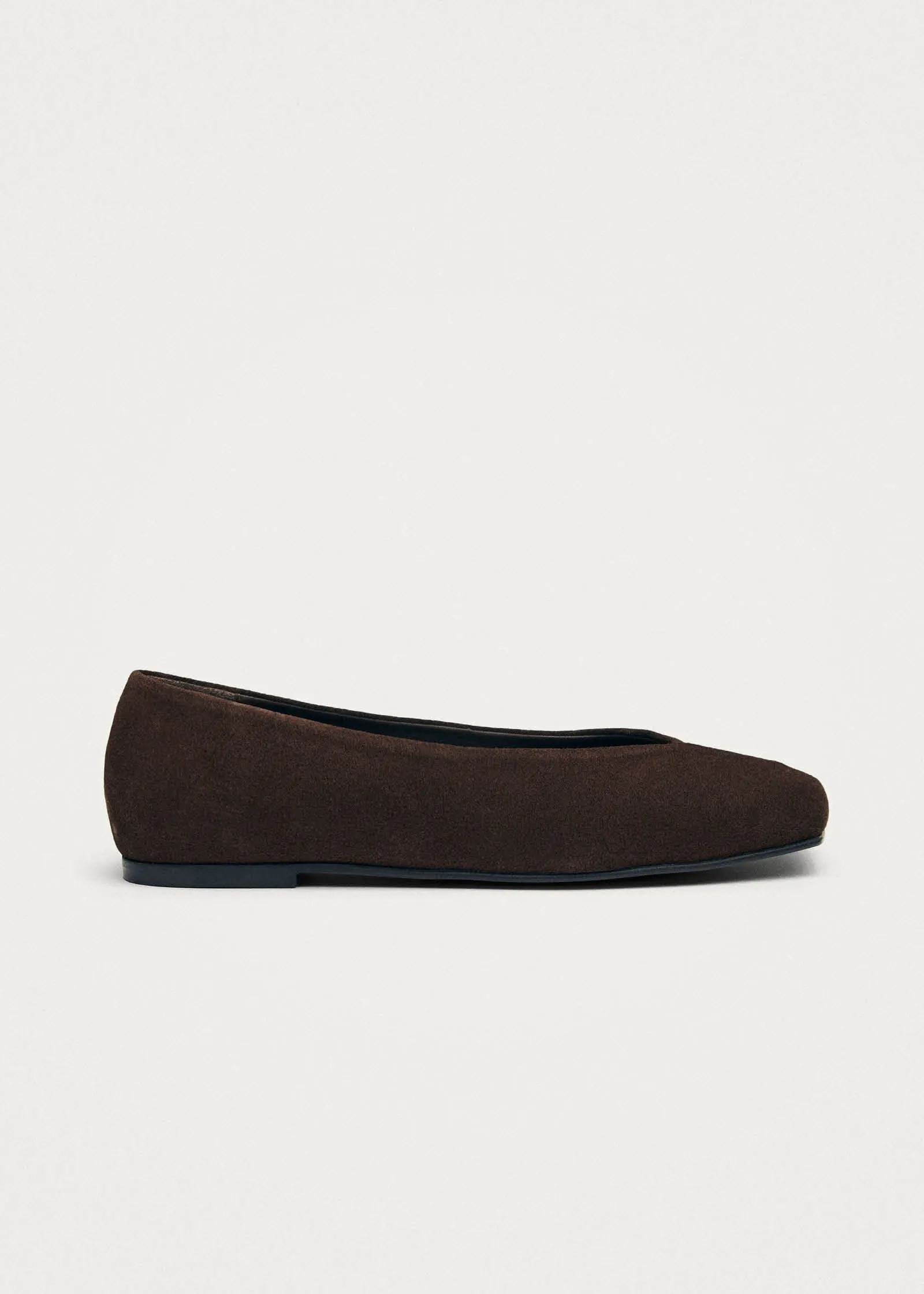 Katia Suede Brown Leather Ballet Flats sold by Alohas