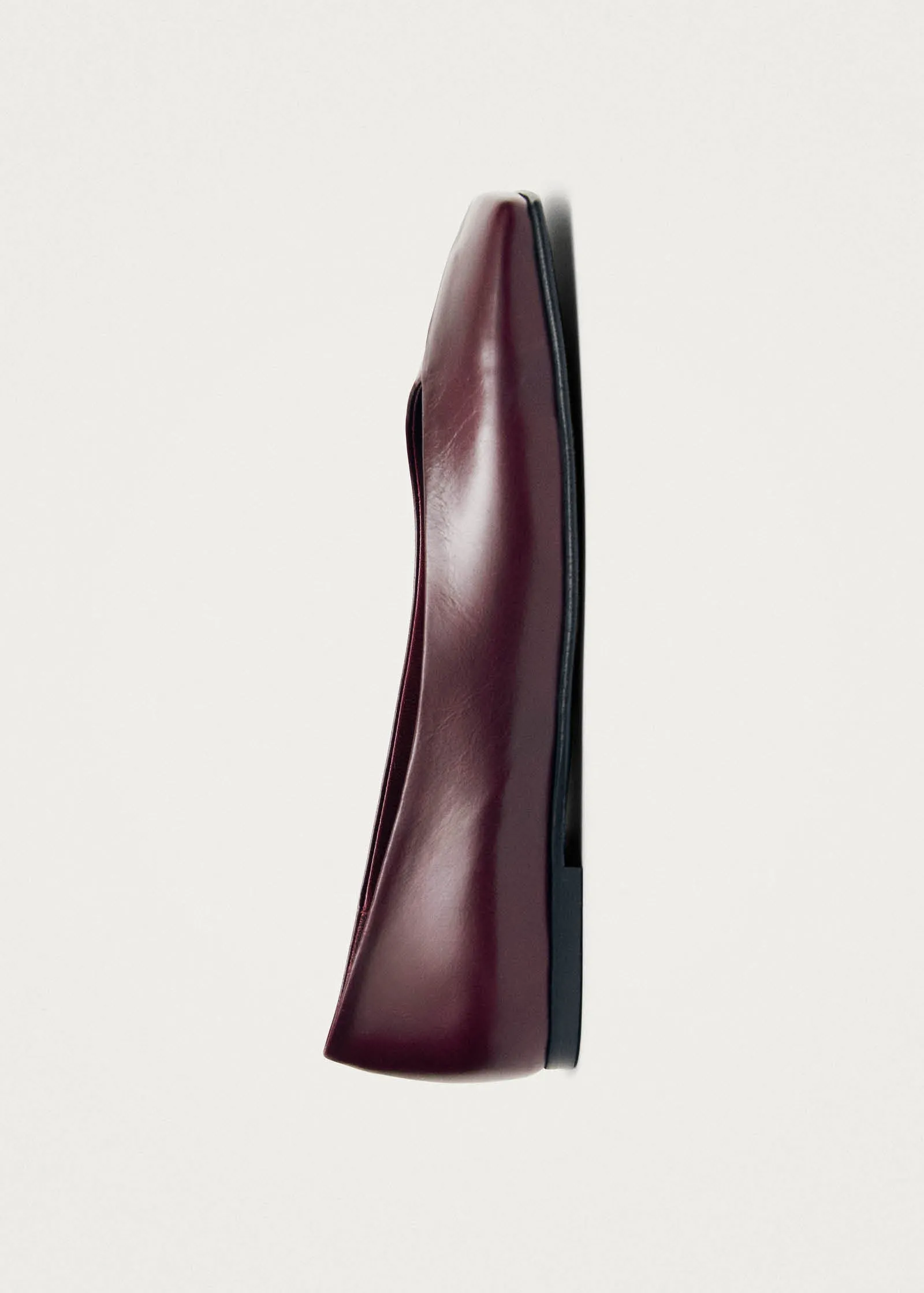 Katia Rift Burgundy Leather Ballet Flats sold by Alohas product image thumbnail 4