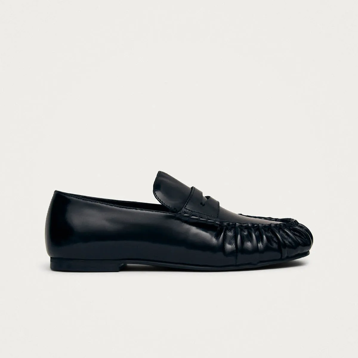 Aven Black Leather Loafers sold by Alohas product image thumbnail 3