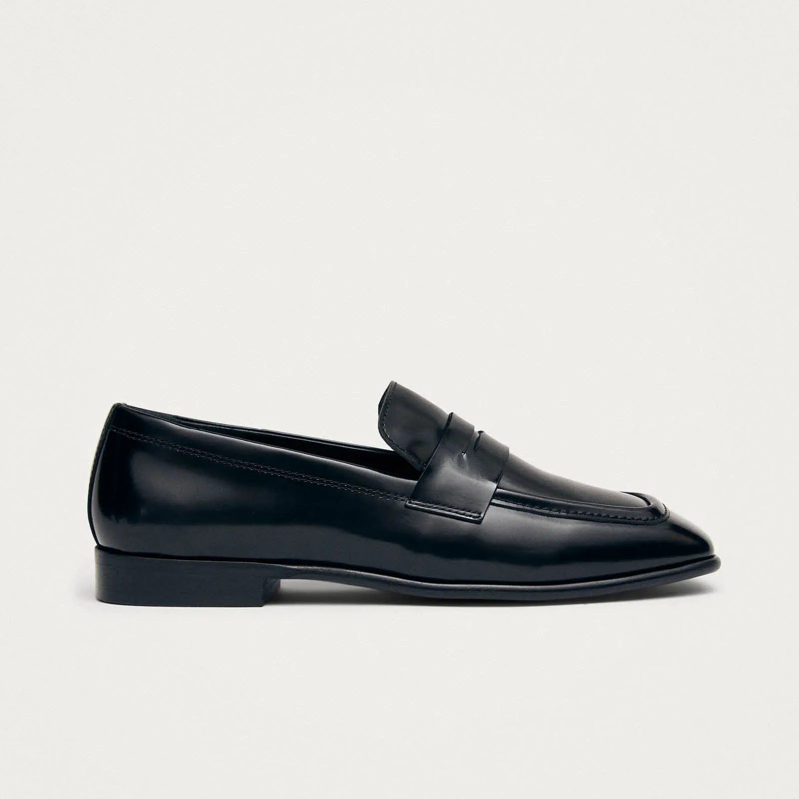 Zaha Black Leather Loafers sold by Alohas product image thumbnail 3