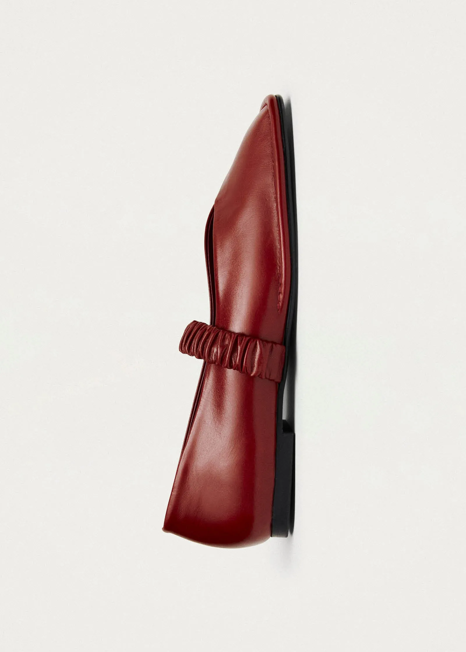 Lautan Red Leather Ballet Flats sold by Alohas product image thumbnail 4