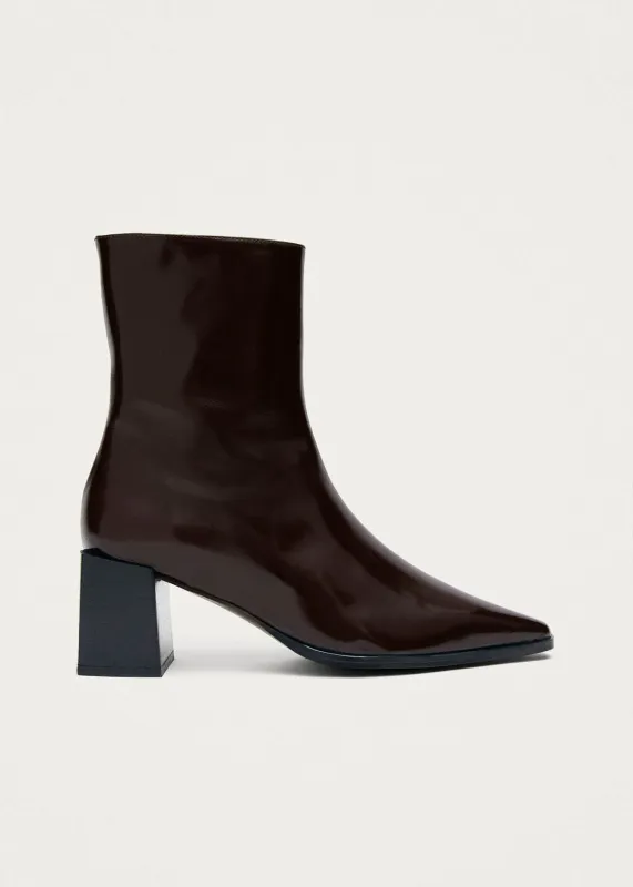 Altair Rift Brown Leather Ankle Boots sold by Alohas