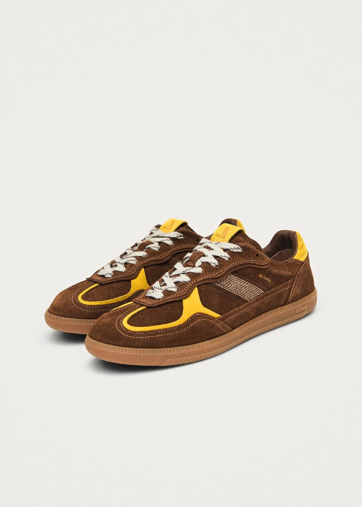 Tb.490 Rife Chestnut & Yellow Leather Sneakers sold by Alohas product image thumbnail 2