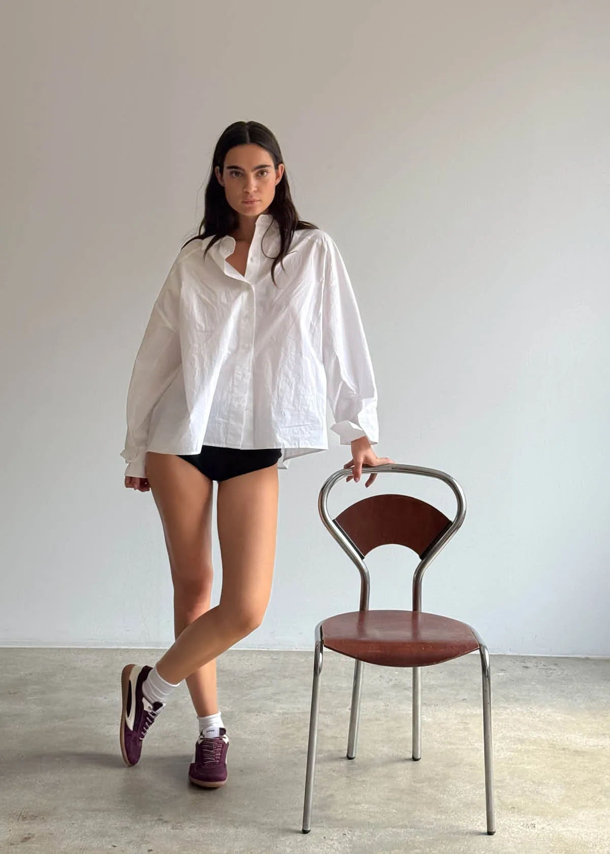 Tb.83 Barefoot Nylon Burgundy Sneakers sold by Alohas product image thumbnail 2