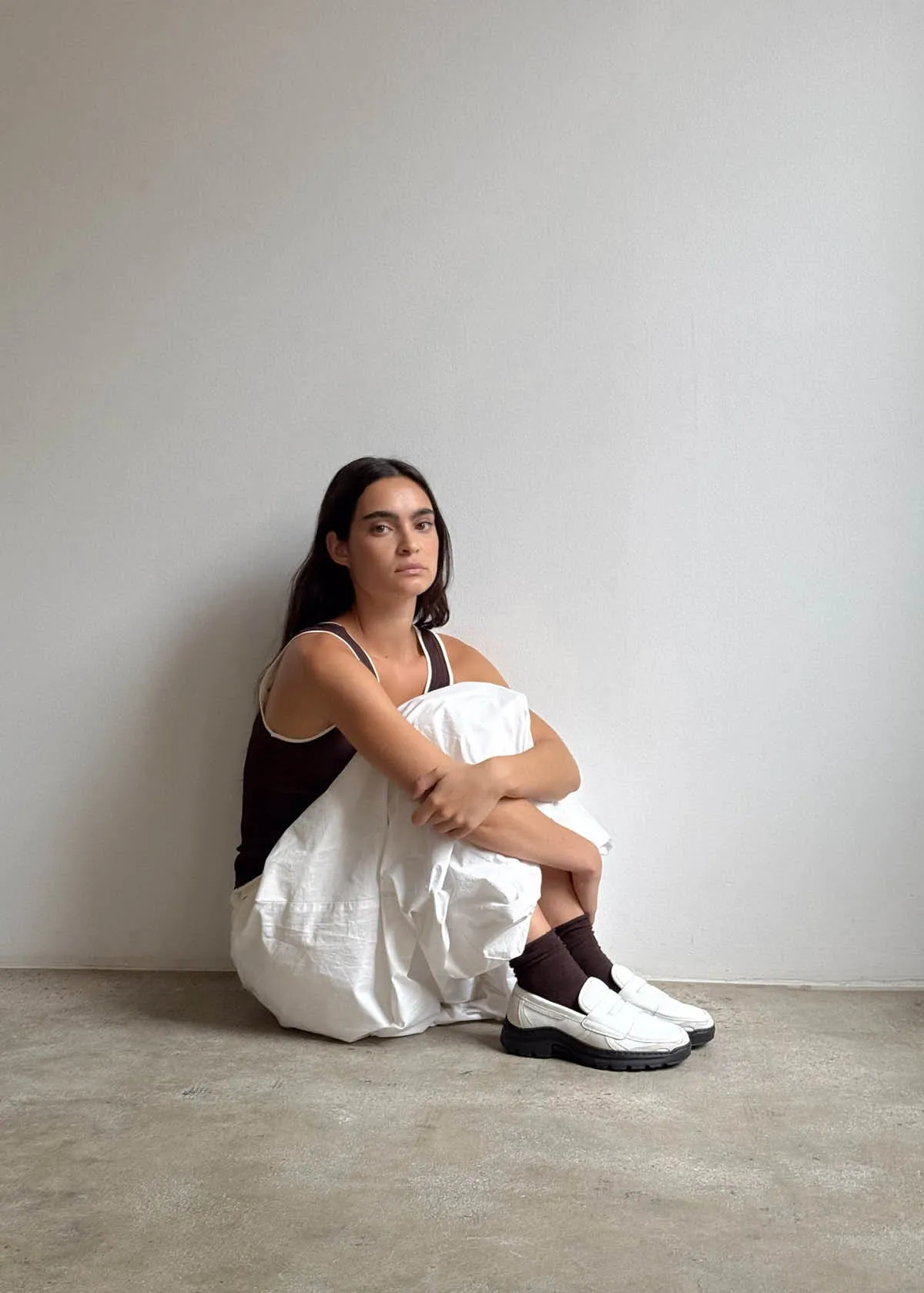 Tb.60 White Leather Sneakers sold by Alohas product image thumbnail 2