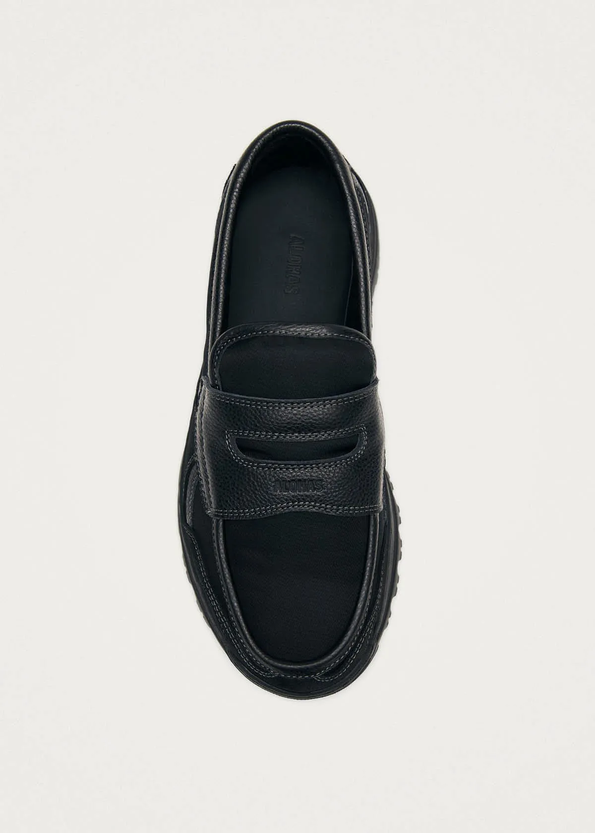 Tb.60 Black Leather Sneakers sold by Alohas product image thumbnail 5