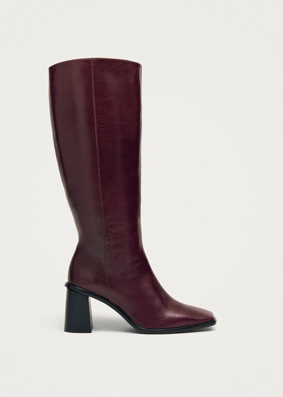East Rift Burgundy Leather Boots sold by Alohas