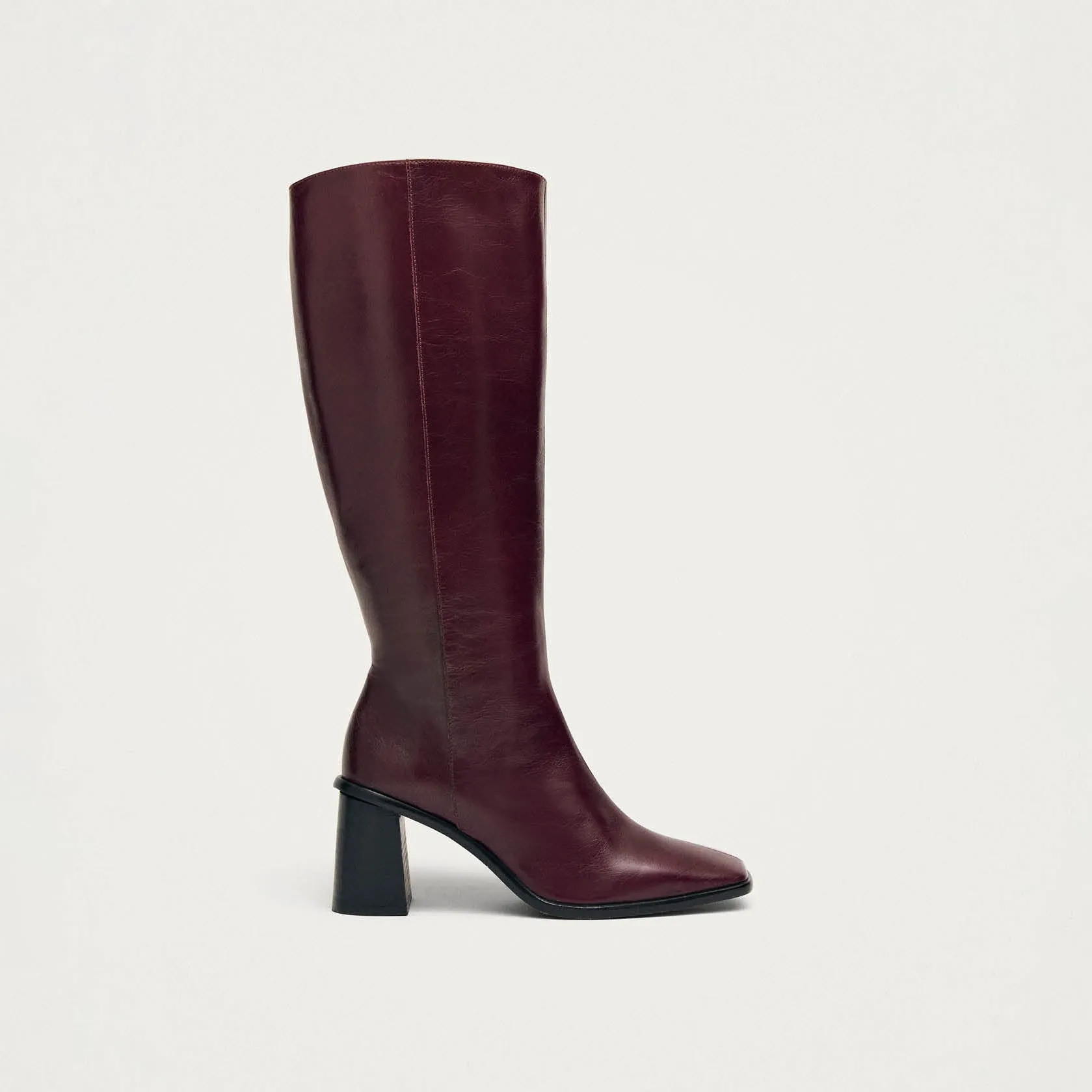 East Rift Burgundy Leather Boots sold by Alohas product image thumbnail 3