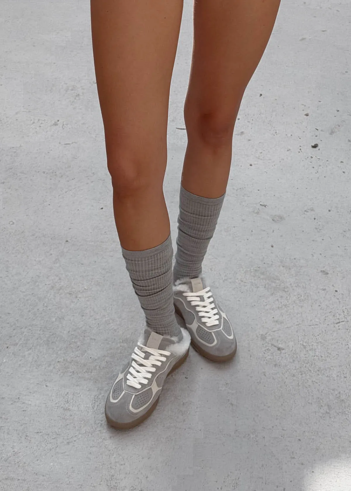 Tb.490 Mule Furry Grey Sneakers sold by Alohas product image thumbnail 2