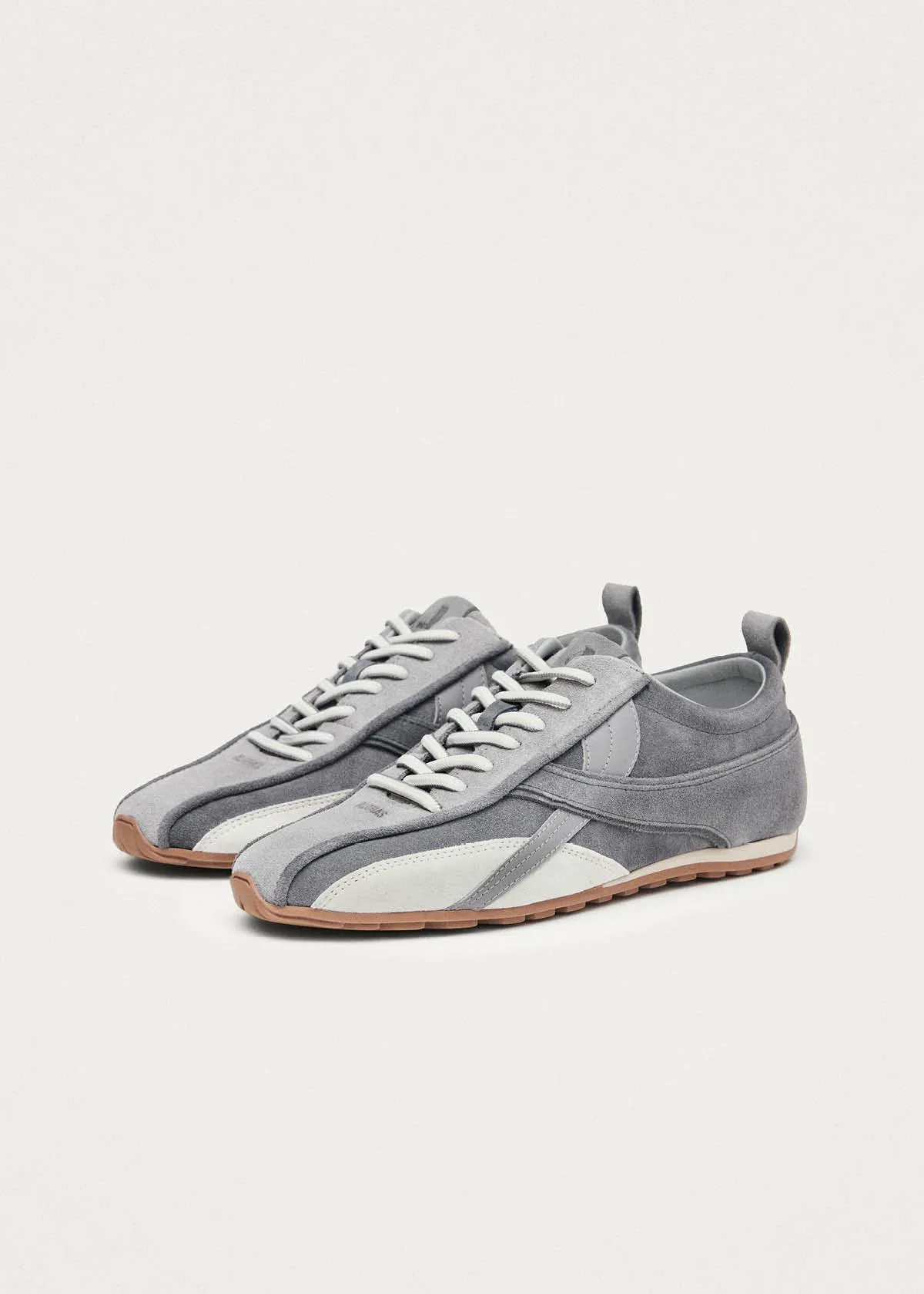 Tb.304 Suede Grey Leather Sneakers sold by Alohas product image thumbnail 2