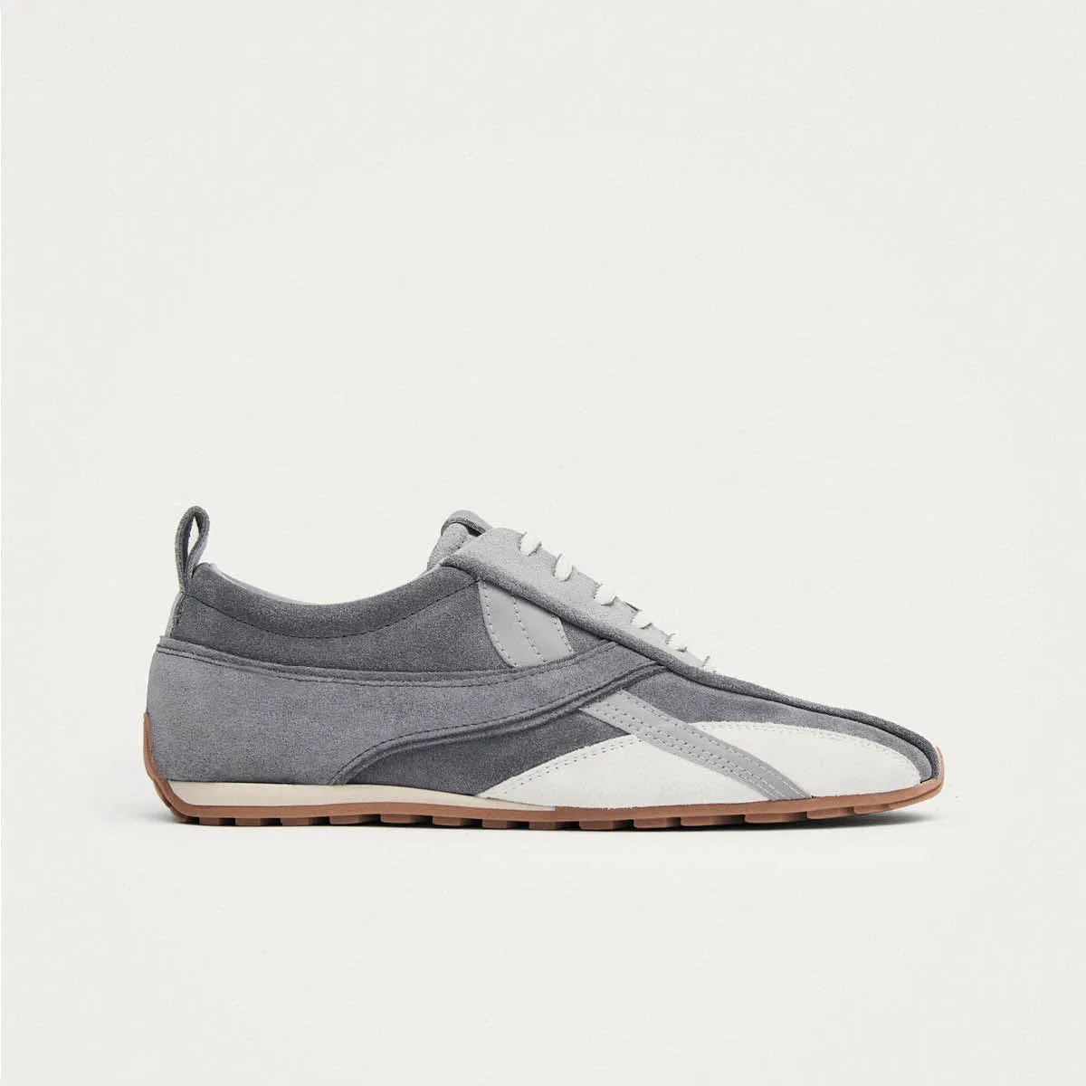 Tb.304 Suede Grey Leather Sneakers sold by Alohas product image thumbnail 3