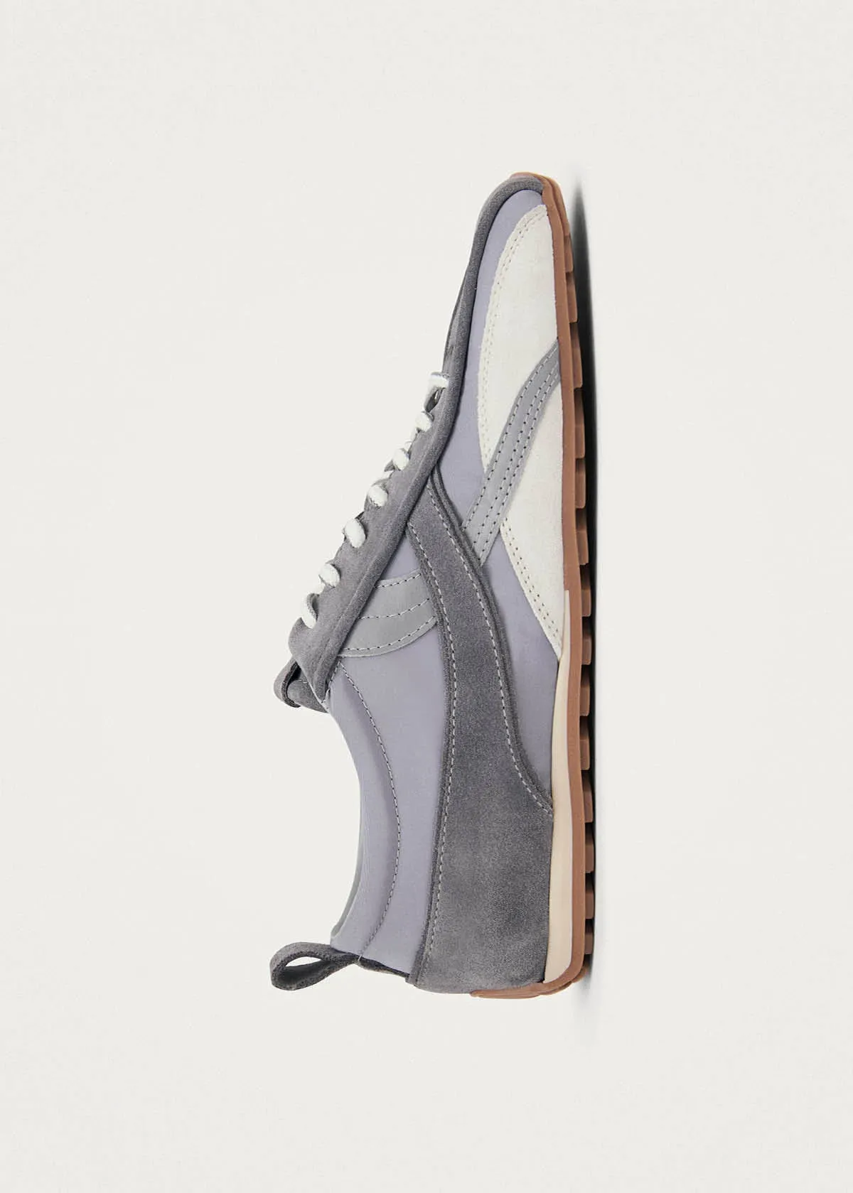 Tb.304 Nylon Grey Leather Sneakers sold by Alohas product image thumbnail 4