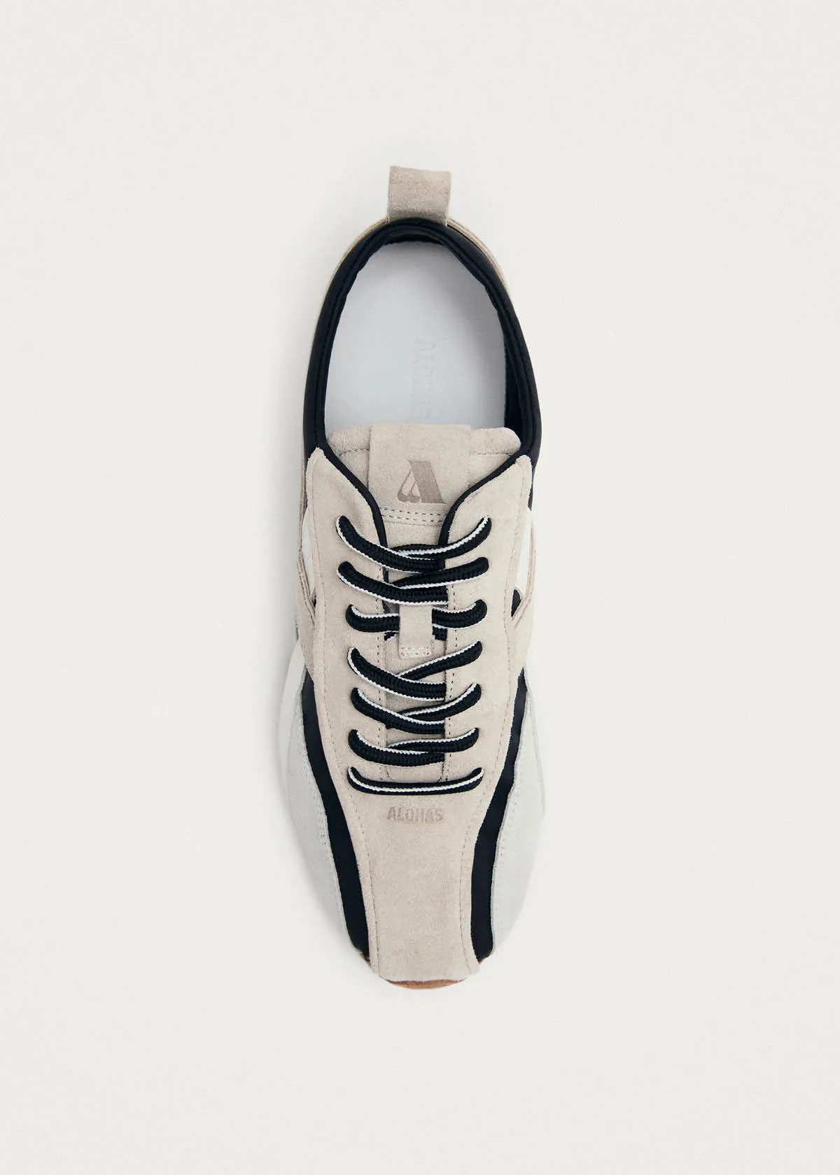 Tb.304 Nylon Black & Cream Leather Sneakers sold by Alohas product image thumbnail 5