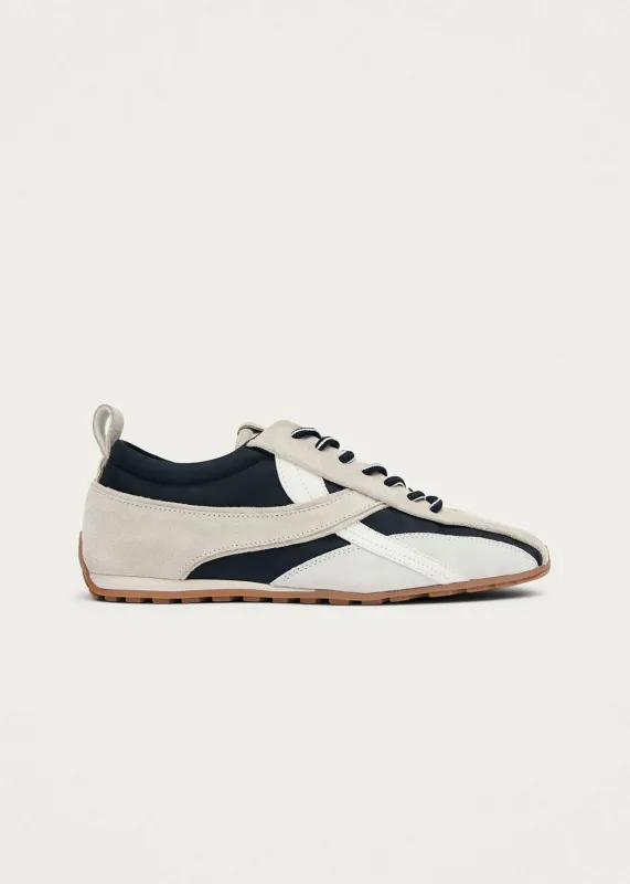 Tb.304 Nylon Black & Cream Leather Sneakers sold by Alohas